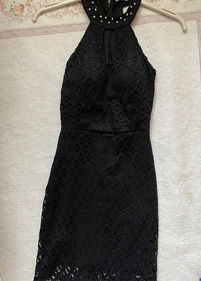 Siyah abiye elbise - Görsel 2