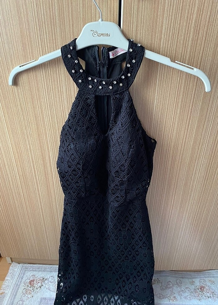 Siyah abiye elbise - Görsel 3