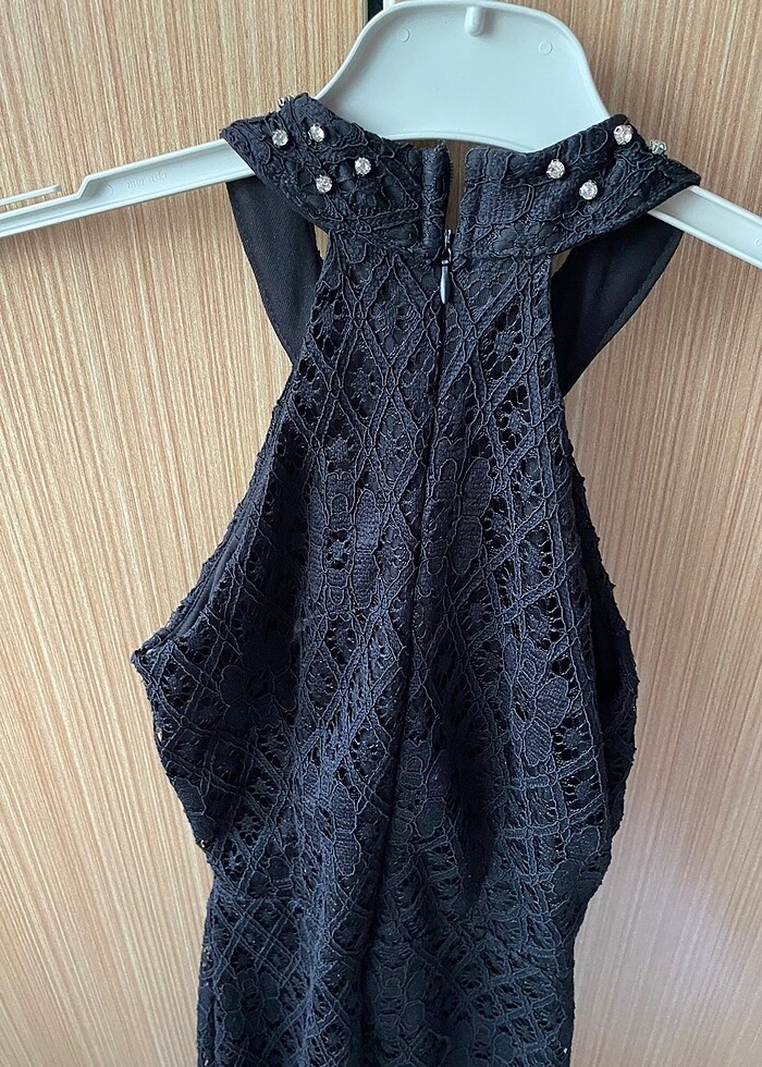 Siyah abiye elbise - Görsel 4