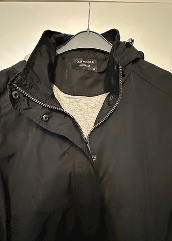 Siyah Kuşaklı Uzun Mont - Görsel 2