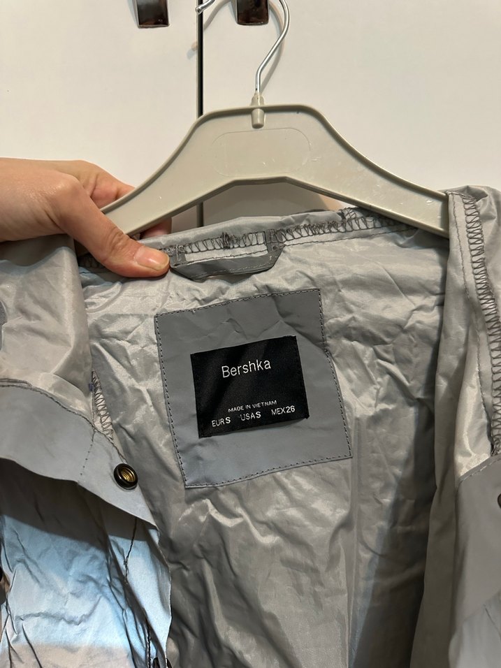 Gri kadın Midi Boy Düğmeli Yağmurluk - Görsel 4