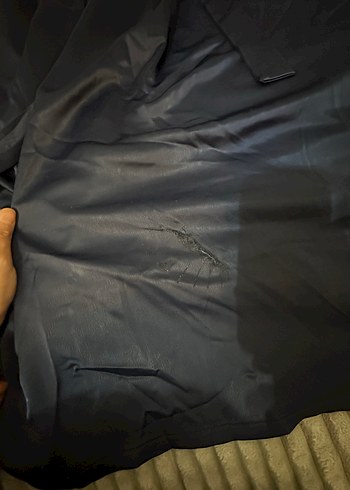 Lacivert Kadın Uzun ve Salaş Takımı - Görsel 2