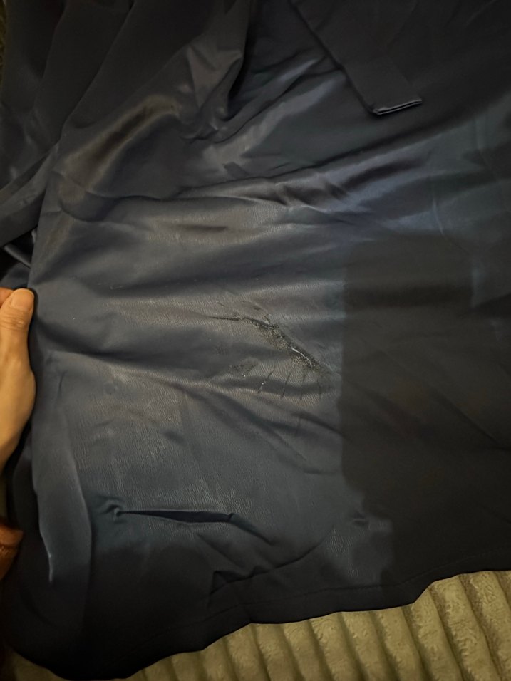 Lacivert Kadın Uzun ve Salaş Takımı - Görsel 2