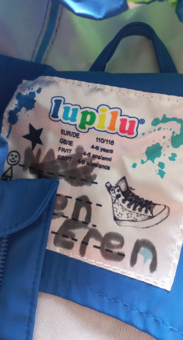 Renkli Bağlama Desenli Erkek Çocuk Yağmurluk - Görsel 5