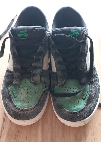 Yeşil Gri Bağcıklı Ayakkabı - Görsel 3