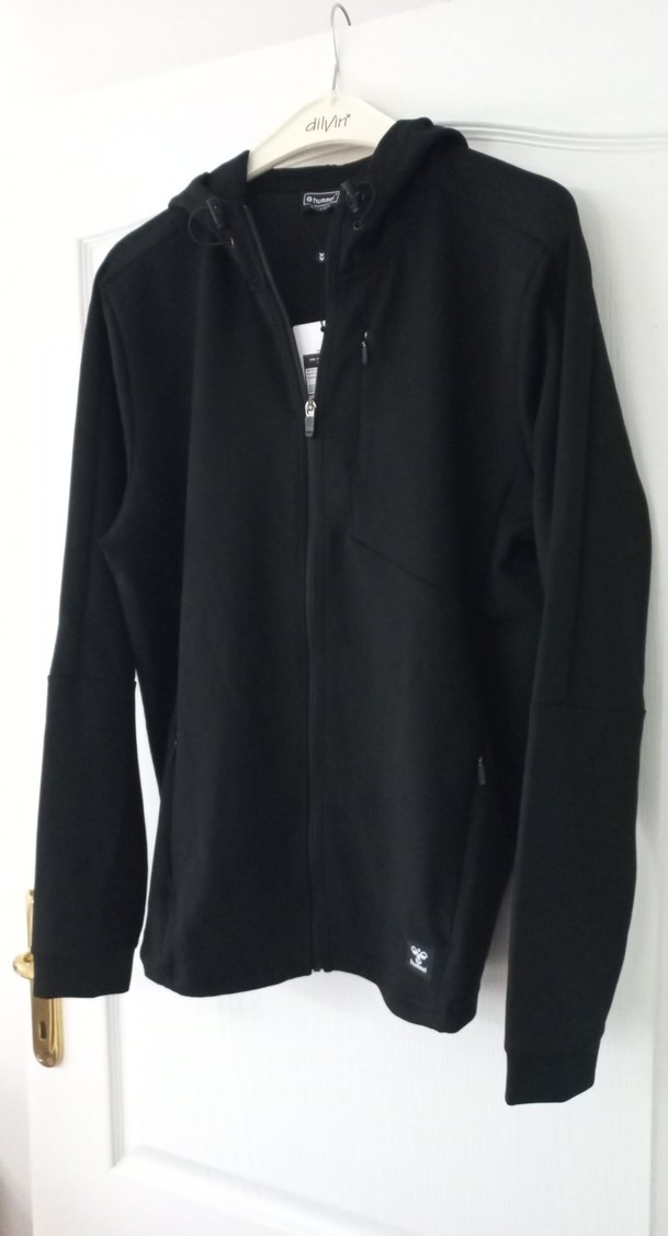 Siyah Fermuarlı Spor üst - Görsel 5