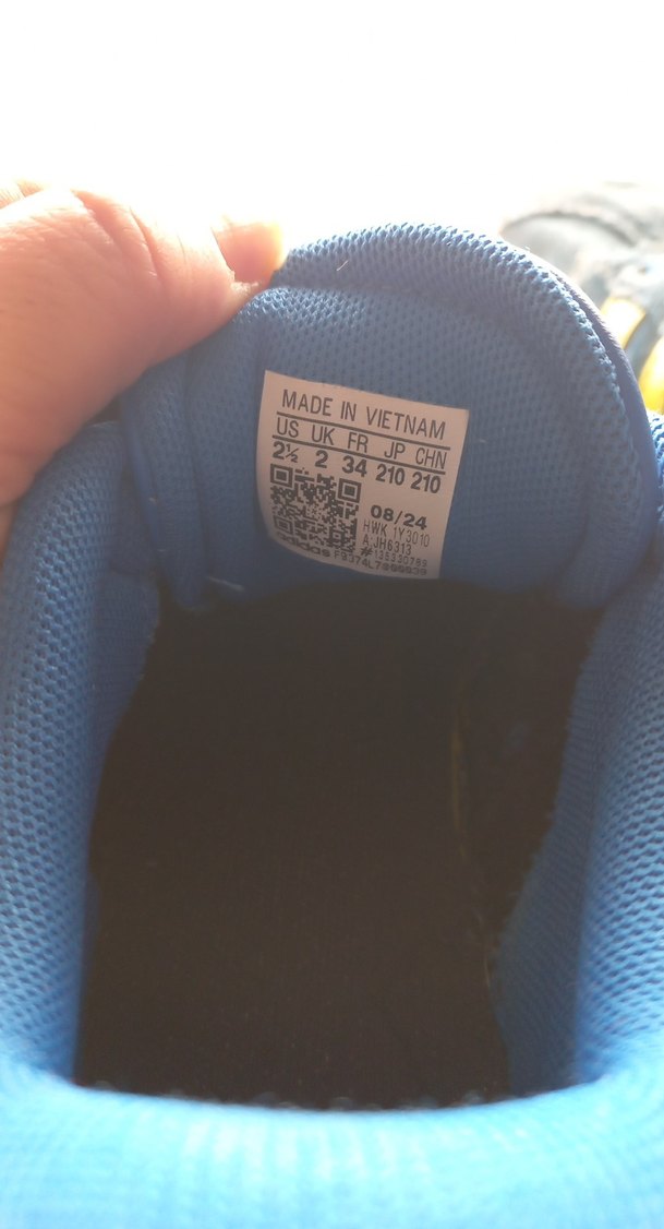 Erkek Çocuk Gri Mavi Cırtlı Spor Ayakkabı - Görsel 4