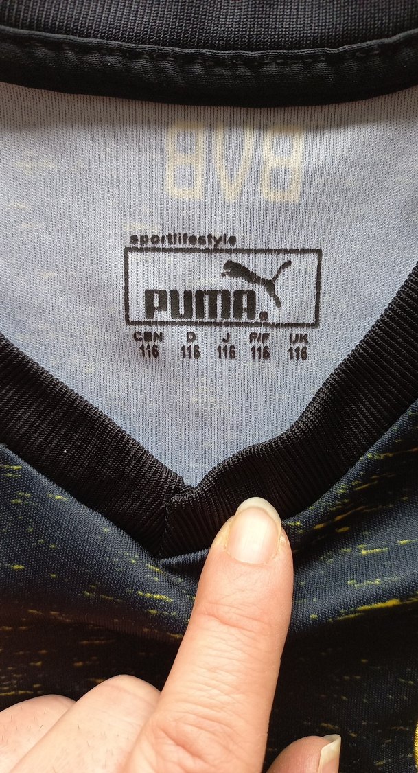 Siyah Sarı Kısa Kollu Futbol Forması - Görsel 4