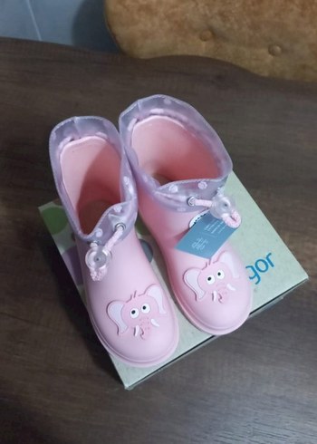 Kız Çocuk Pembe Filli Yağmur Çizmesi - Görsel 2