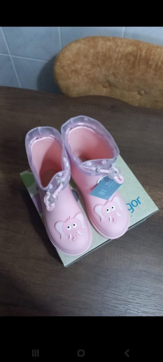 Kız Çocuk Pembe Filli Yağmur Çizmesi - Görsel 2