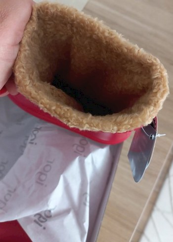 Kız Çocuk Kırmızı Kauçuk Botlar - Görsel 3