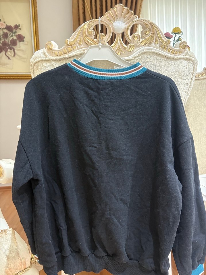 Siyah Nike Örme Sweatshirt - Görsel 2