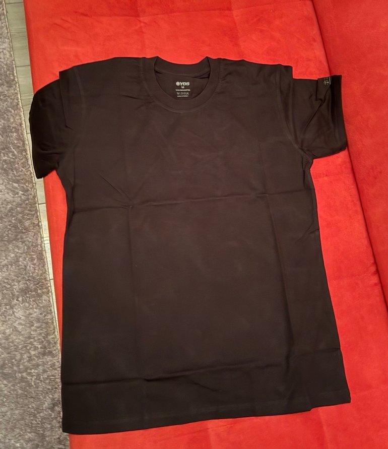 Siyah Basic Erkek Tişört - Görsel 3