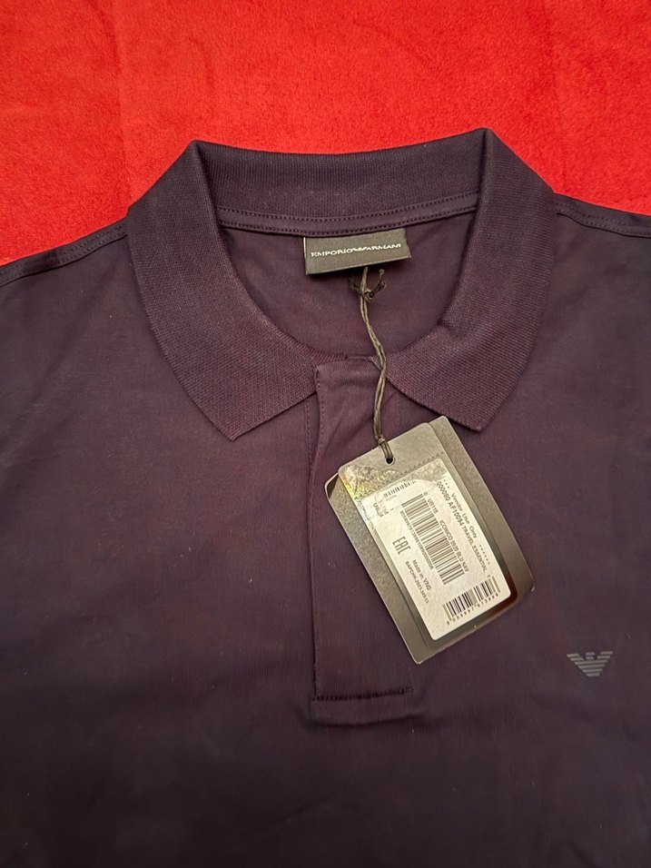 Armani Siyah Erkek Polo Tişört Kısa Kollu - Görsel 2