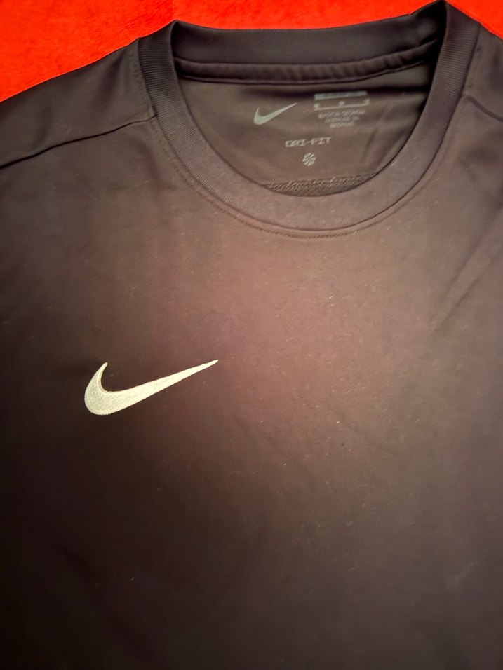 Siyah Erkek Kısa Kollu Nike Spor Tişört - Görsel 2