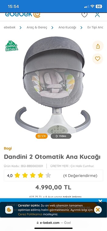 Elektrikli Ana Kucağı