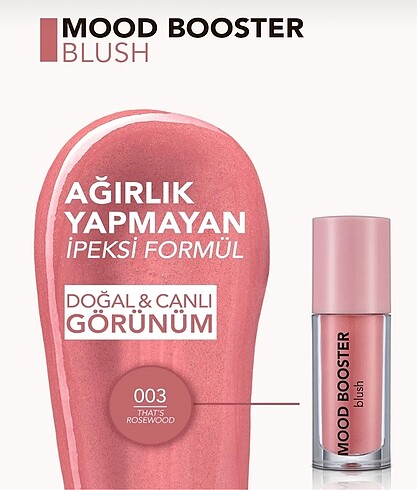 FLORMAR MOOD BOOSTER ALLIK 003 THAT?S ROSEWOOD