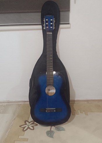 Koyu Mavi Klasik Gitar 125cm