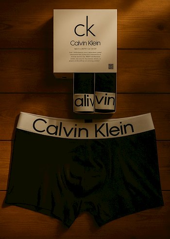 Calvin Klein Siyah Mini Baskılı Erkek Boxer