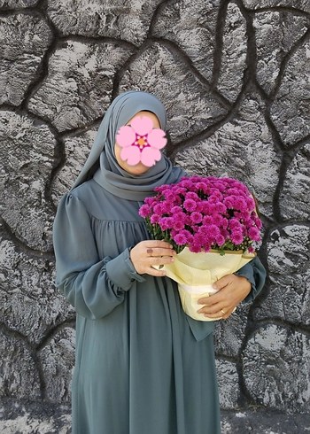 özel dikim Medine ipeği ferace ve şal - Görsel 5