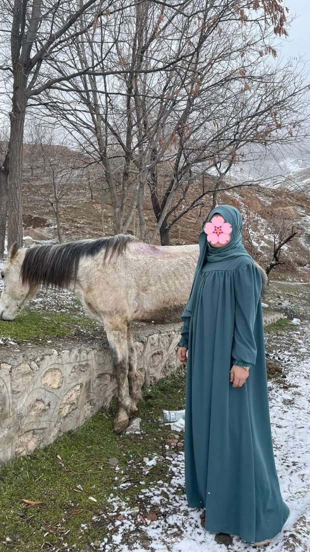 özel dikim Medine ipeği ferace ve şal - Görsel 2