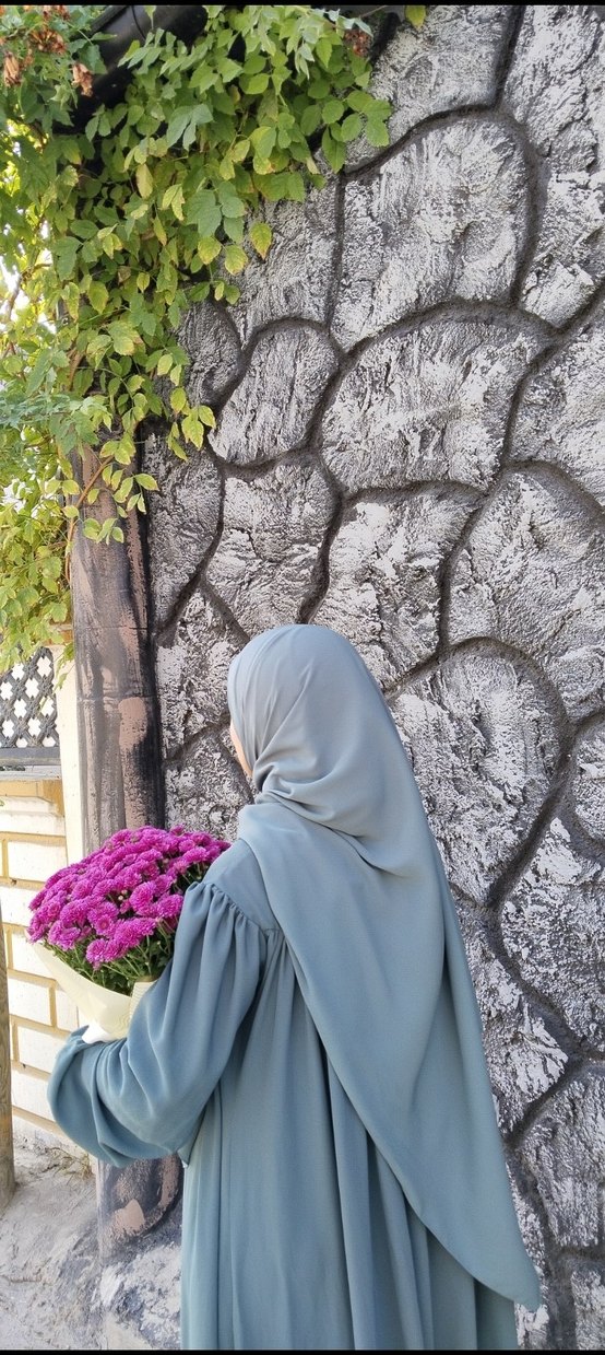 özel dikim Medine ipeği ferace ve şal - Görsel 3