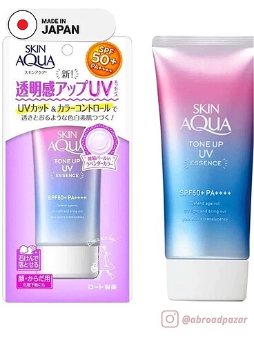 Skin Aqua TONE UP ESSENCE güneş krem