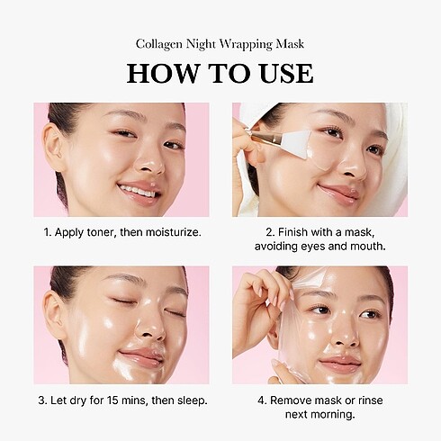 Beden Medicube Collagen Night Wrapping Mask