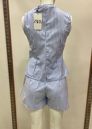 Çizgili Kolsuz takım - Görsel 4