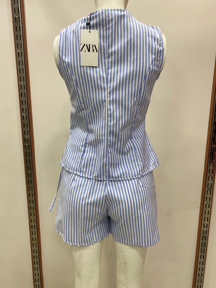 Çizgili Kolsuz takım - Görsel 4