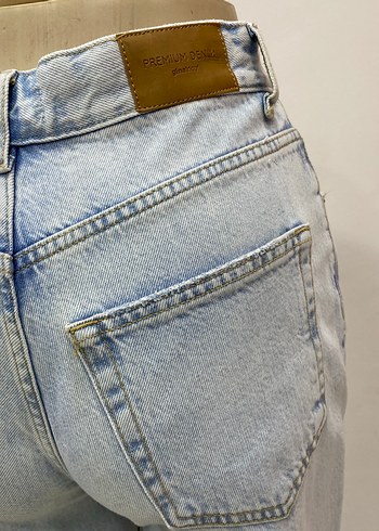 Pastel Mavi  Kadın Denim Pantolon - Görsel 6