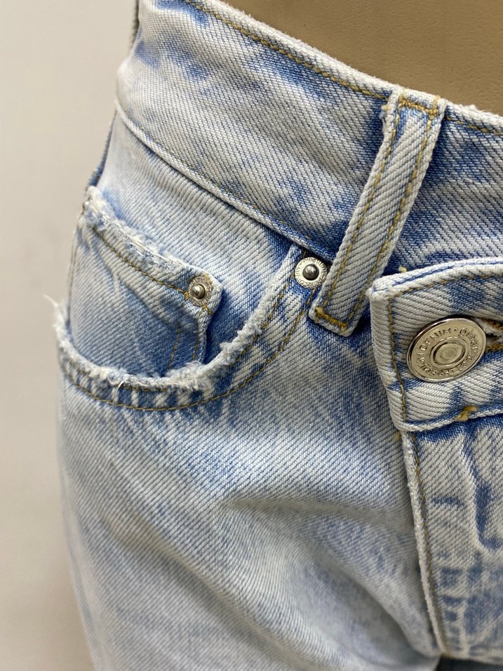 Pastel Mavi  Kadın Denim Pantolon - Görsel 4