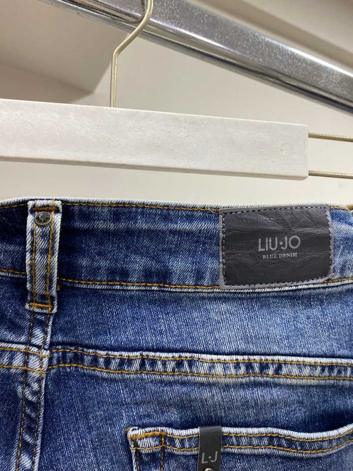 Kadın Mavi Denim Pantolon - Görsel 4