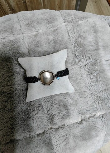 Beden siyah Renk Vintage Zamak Örgü Bileklik