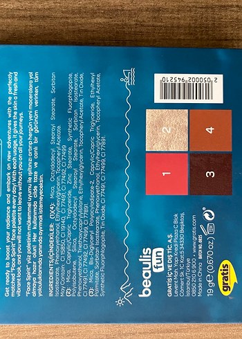 BEAULİS YÜZ PALETİ ALLIK-AYDINLATICI-FAR - Görsel 3