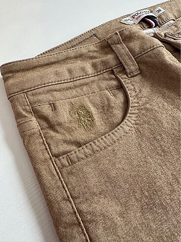 U.S Polo Assn. U.S. Polo Assn. camel renk pantolon