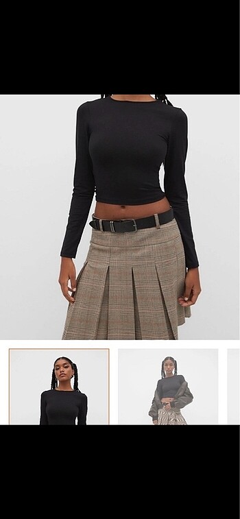 Bershka siyah bluz