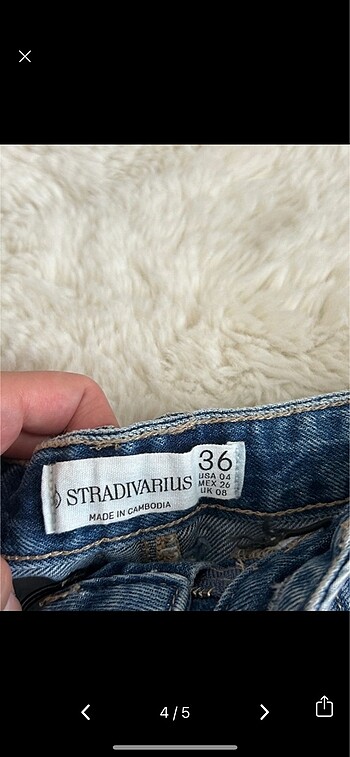 36 Beden Stardivarius D93 Denim Şort