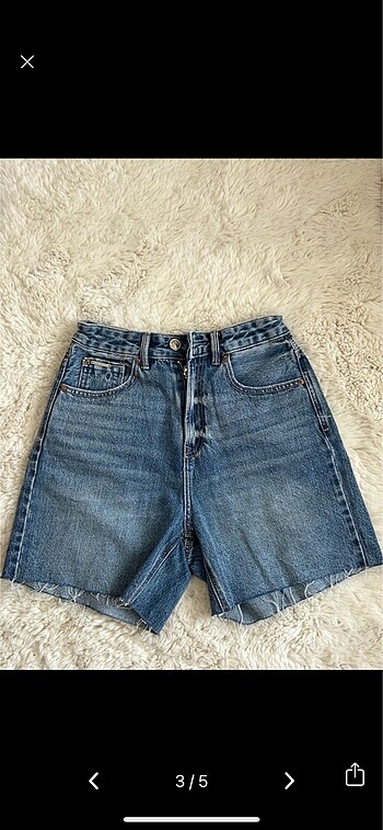 Stradivarius Stardivarius D93 Denim Şort