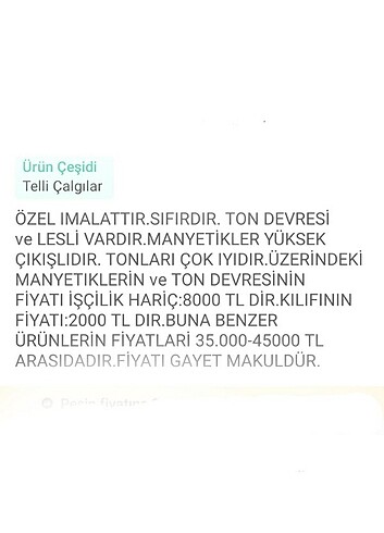  ELEKTRO GİTAR SAZ BAĞLAMA UZUN SAP 