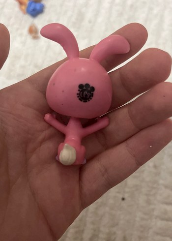  orjinal miniş Bunny Ross Bobblehead Pink Rabbit