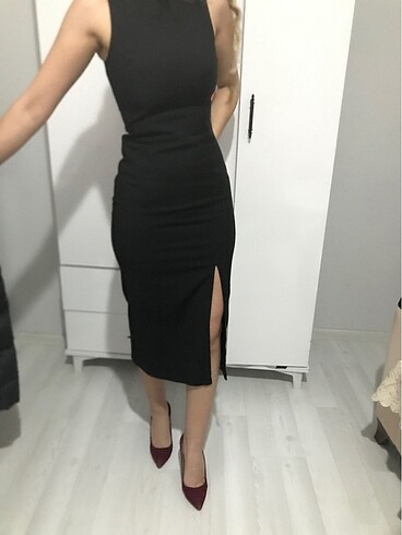 Zara Şık Midi Boy Elbise