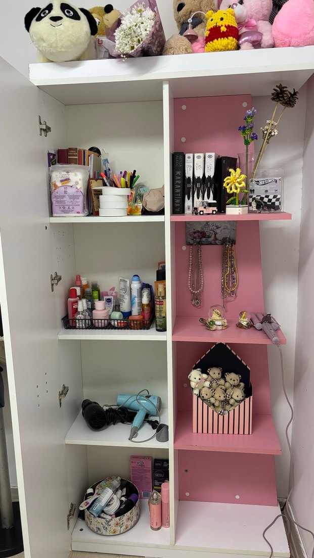 Raflı ve dolaplı kitaplık - Görsel 2