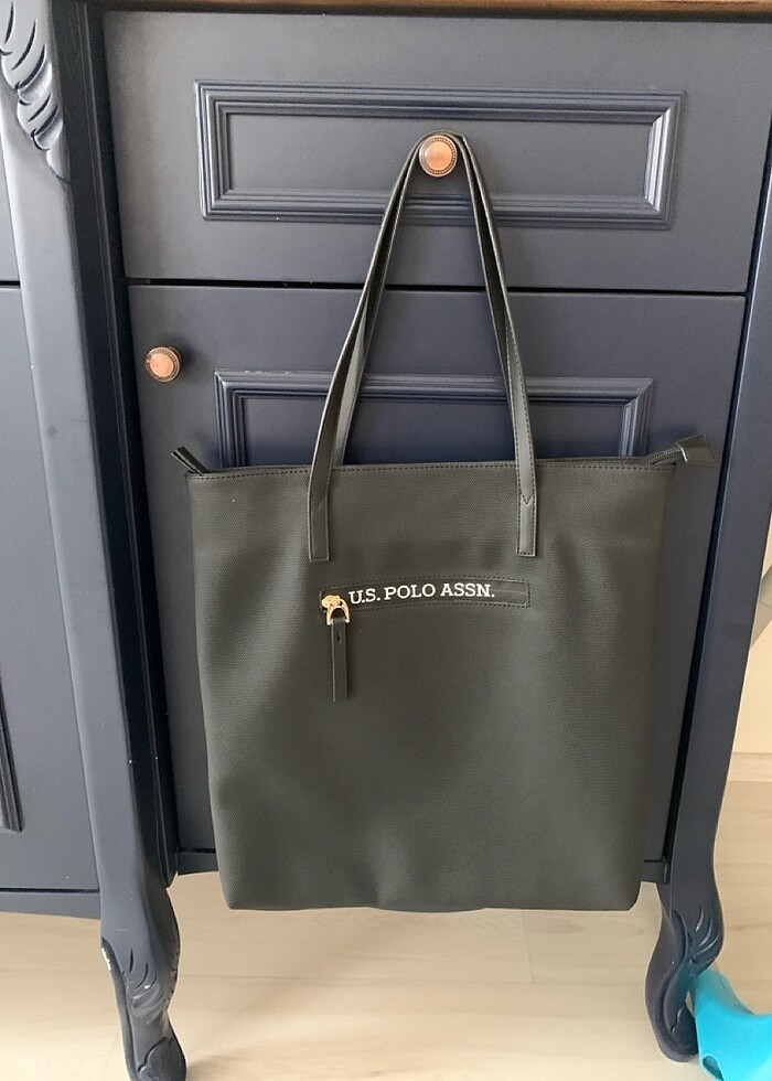 Orijinal us polo çanta sayılı kullanılldı arkasında çok hafif be - Görsel 2
