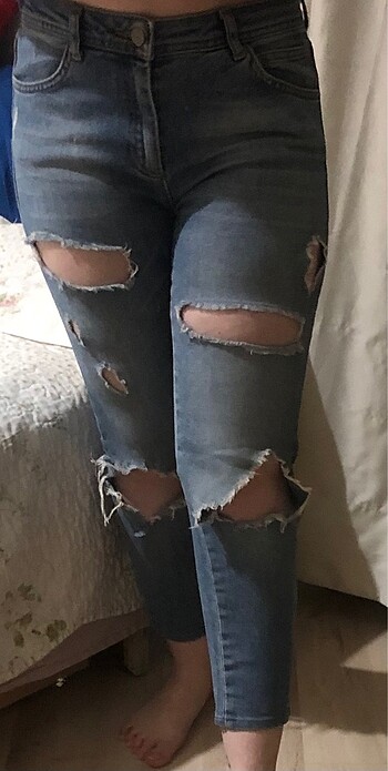 Orta bel jeans