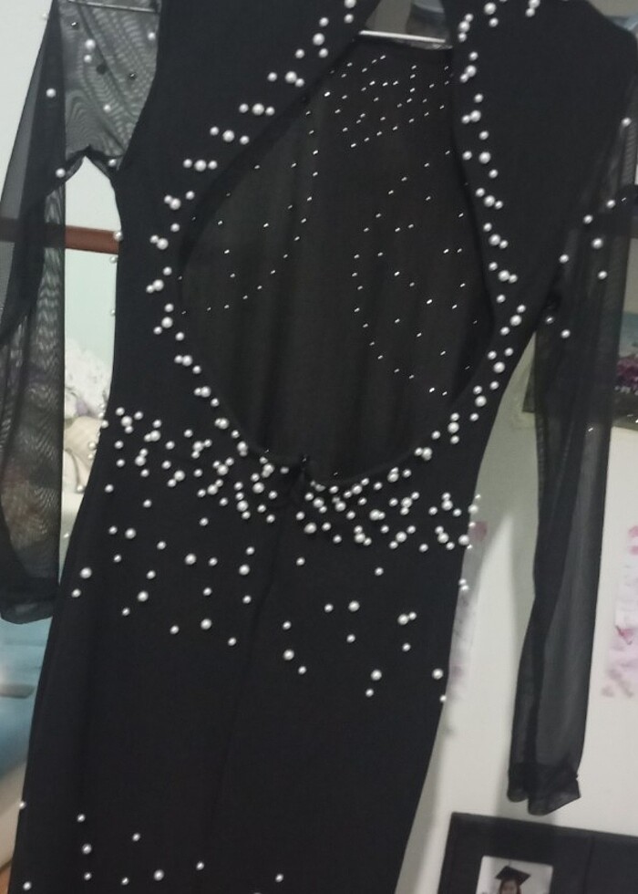 Incili elbise - Görsel 4