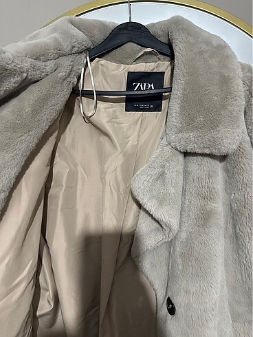 Zara peluş mont - Görsel 2