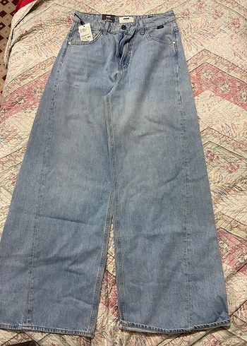 Mavi miami jean süper wide leg