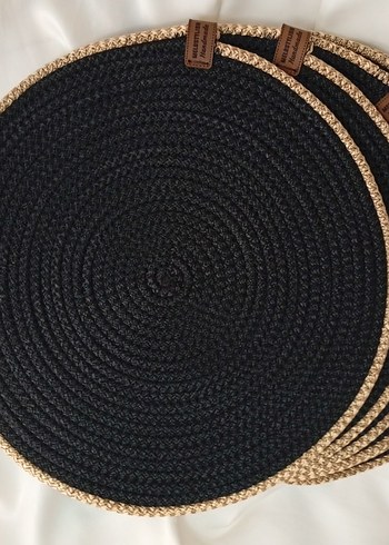 Siyah Bohem Yuvarlak Amerikan Servis - Görsel 2