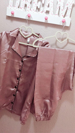 xl Beden camel Renk Saten gecelik